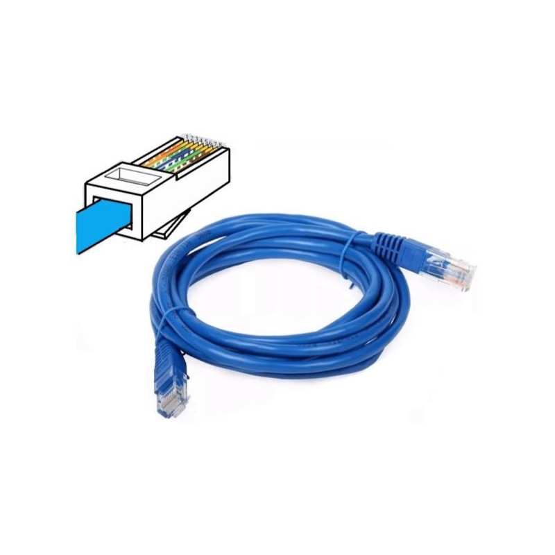 PATCH CORD UTP INTERNO CAT5E 5 MTS