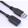 CABLE USB 3.0 MACHO A HEMBRA 30 CM