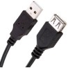 CABLE USB 2.0 MACHO A HEMBRA 3 MTS