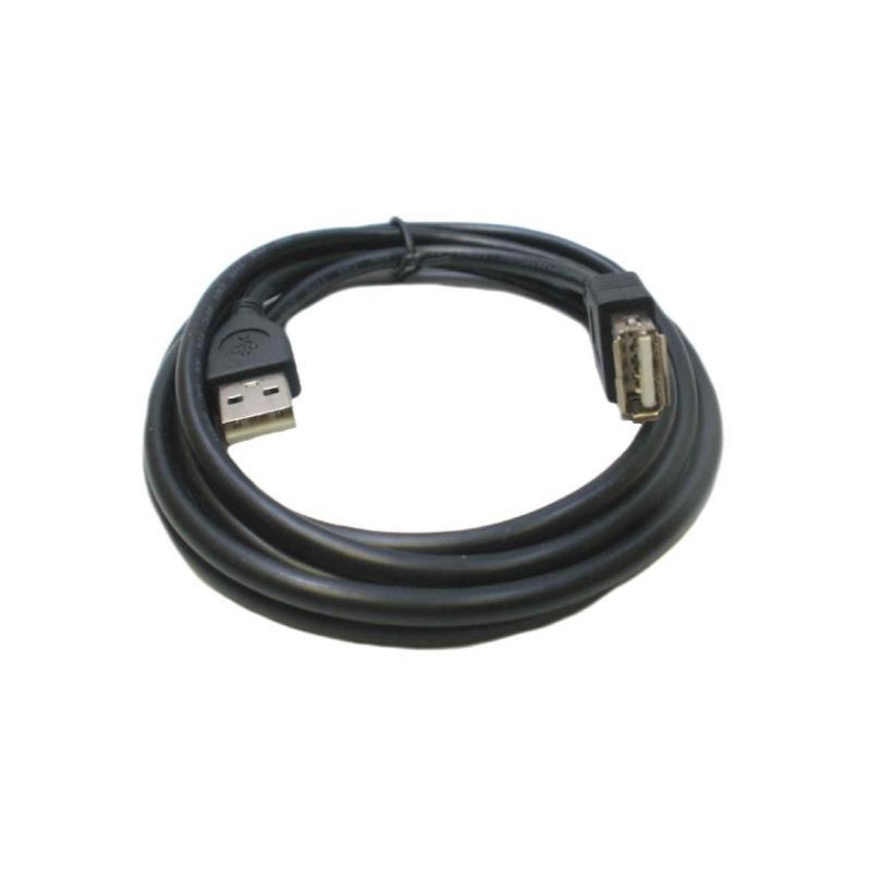 CABLE USB 2.0 MACHO A HEMBRA 5 MTS