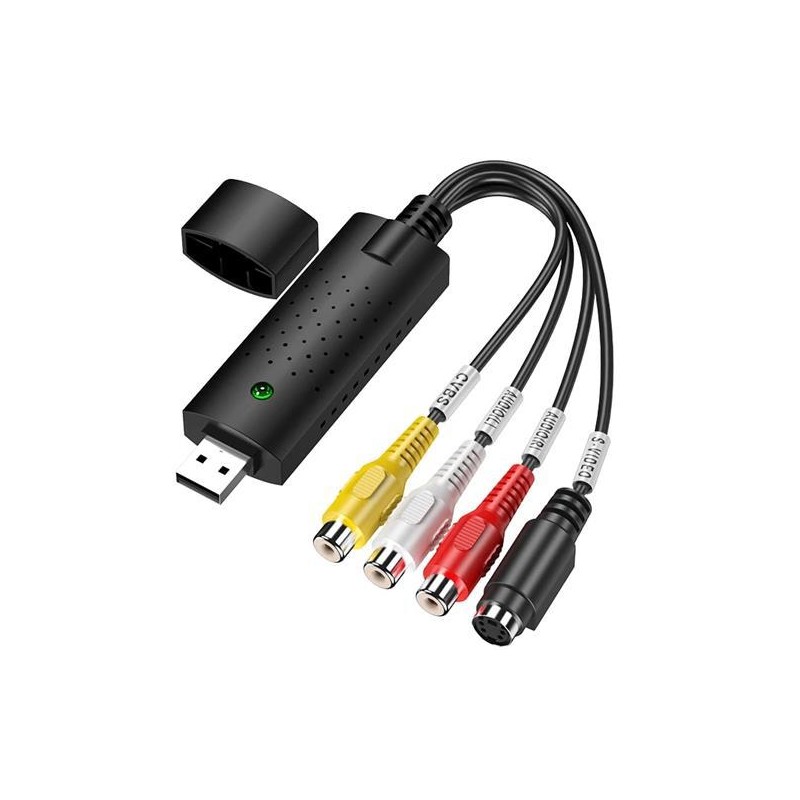 CAPTURADOR EASYCAP RCA VHS A USB