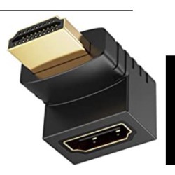 CODO HDMI MACHO/HEMBRA GIRO...