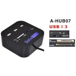 HUB USB Y MEMORY SATE A-HUB07