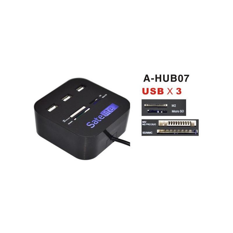 HUB USB Y MEMORY SATE A-HUB07