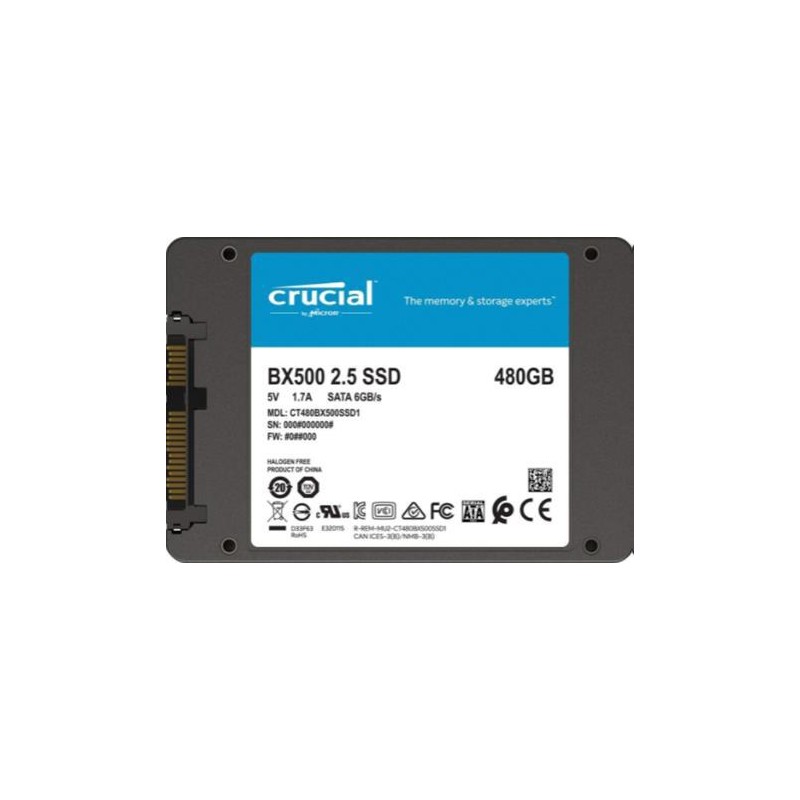 SSD 480GB CRUCIAL BX500