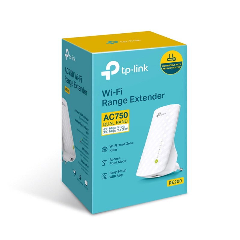 TP LINK W EXPANSOR RE200 AC750 WIFI