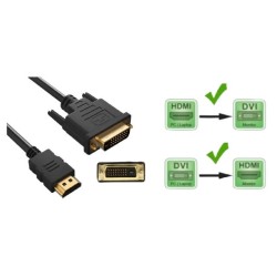 CABLE DVI-D A HDMI 1.8 MTS