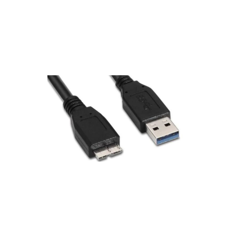 CABLE MICRO B MACHO A USB TIPO A 3.0 30CM