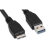 CABLE MICRO B MACHO A USB TIPO A 3.0 30CM