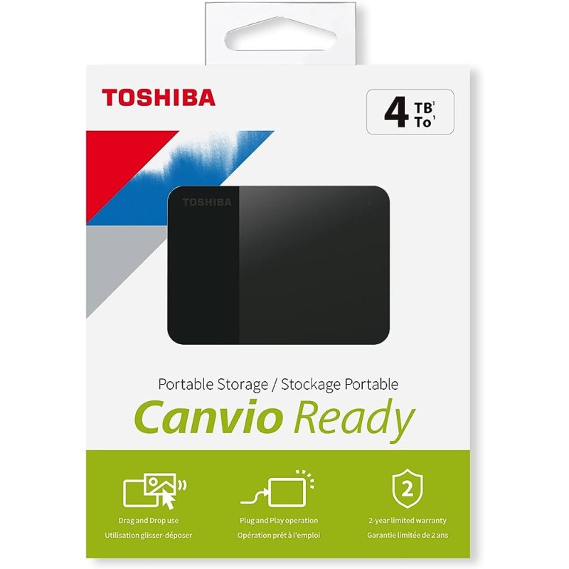 DISCO EXT. TOSHIBA READY 4TB 2.5 USB 3.0