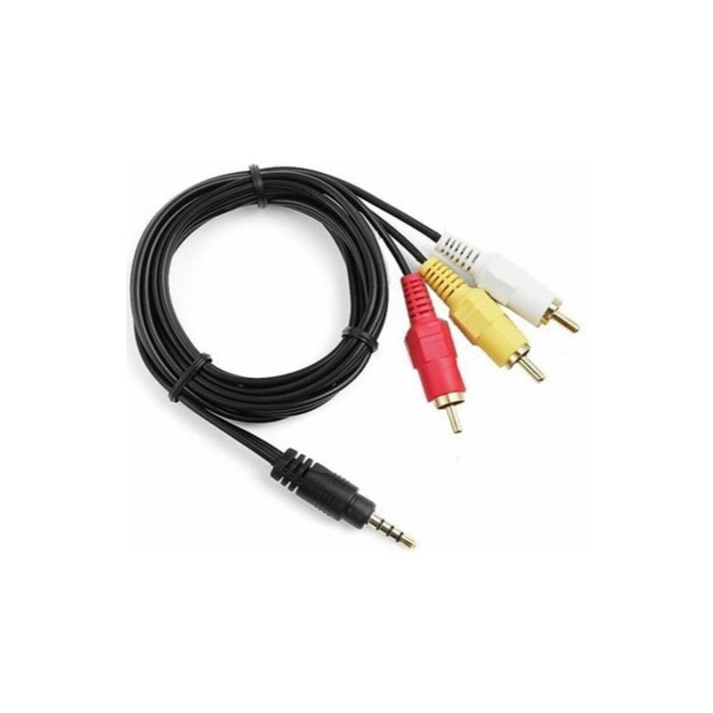 CABLE AV/ 3RCA 90CM QUANTA QTCAV1